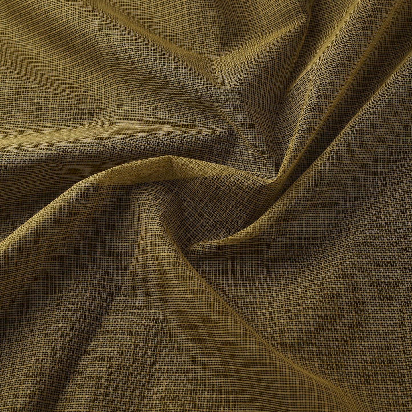 Green - Plain Kota Doria Cotton Fabric 12