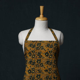 Ajrakh Hand Block Print Cotton Apron with Pocket 04