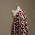 Red - Bagh Hand Block Print Natural Dyed Cotton Fabric 14