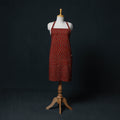 Ajrakh Hand Block Print Cotton Apron with Pocket 06