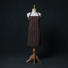 Ajrakh Hand Block Print Cotton Apron with Pocket 07