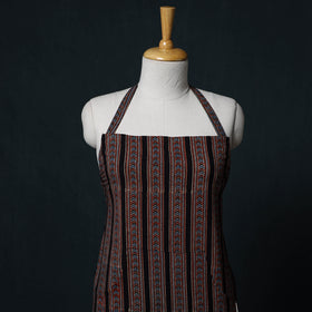 Ajrakh Hand Block Print Cotton Apron with Pocket 07
