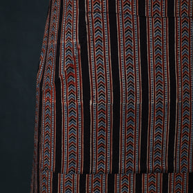 Ajrakh Hand Block Print Cotton Apron with Pocket 07