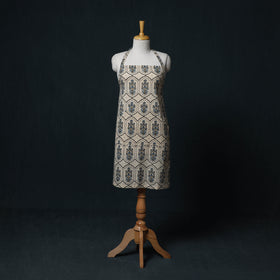Ajrakh Hand Block Print Cotton Apron with Pocket 09