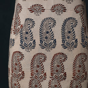 Ajrakh Hand Block Print Cotton Apron with Pocket 10