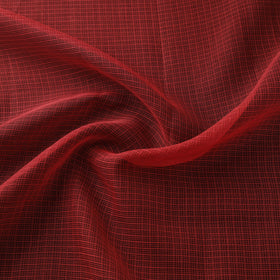 Plain Kota Doria Cotton Fabric 19