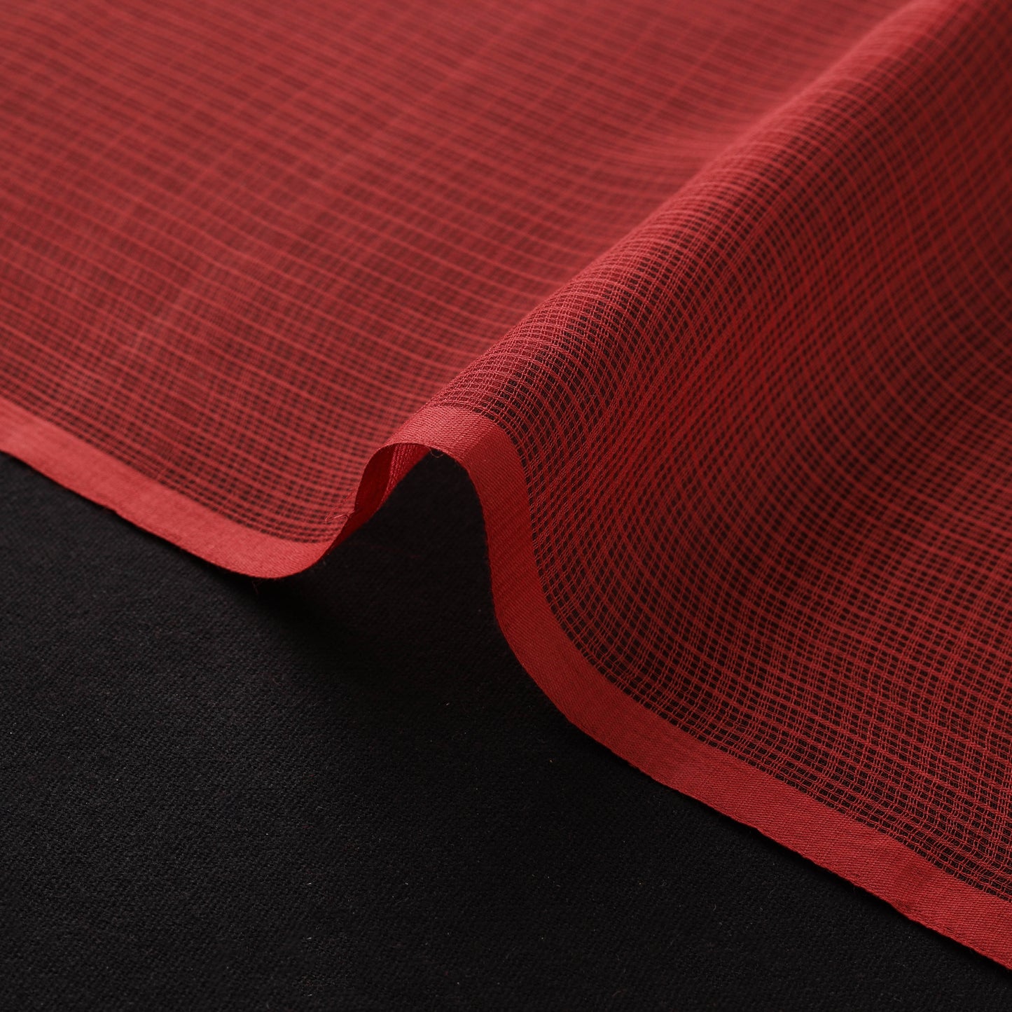 Plain Kota Doria Cotton Fabric 19