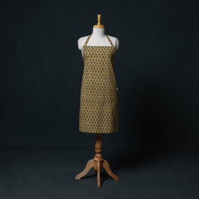 Ajrakh Hand Block Print Cotton Apron with Pocket 12