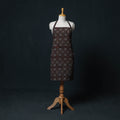 Ajrakh Hand Block Print Cotton Apron with Pocket 13
