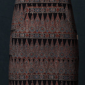 Ajrakh Hand Block Print Cotton Apron with Pocket 15