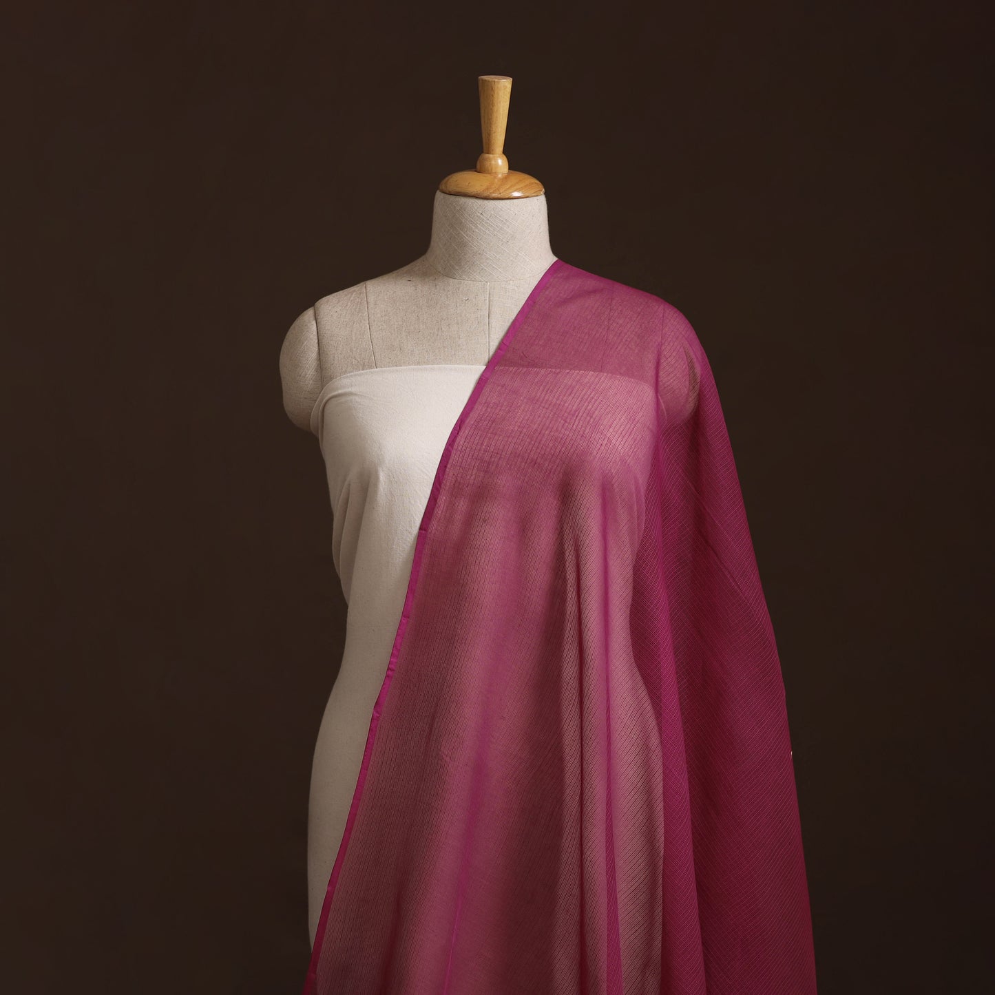 Plain Kota Doria Cotton Fabric 17
