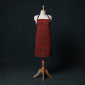 Ajrakh Hand Block Print Cotton Apron with Pocket 17