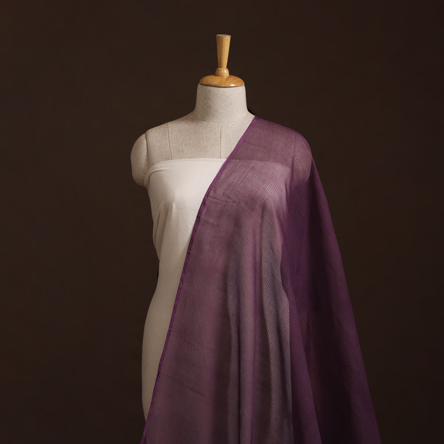 Plain Kota Doria Cotton Fabric 15