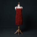 Ajrakh Hand Block Print Cotton Apron with Pocket 18