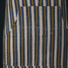 Ajrakh Hand Block Print Cotton Apron with Pocket 21