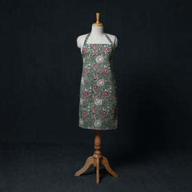 Sanganeri Hand Block Print Cotton Apron with Pocket 23