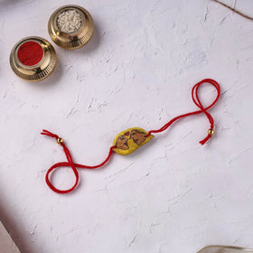 Red - Handcrafted Bhai Behan Plantable Seed Kids Rakhi 04