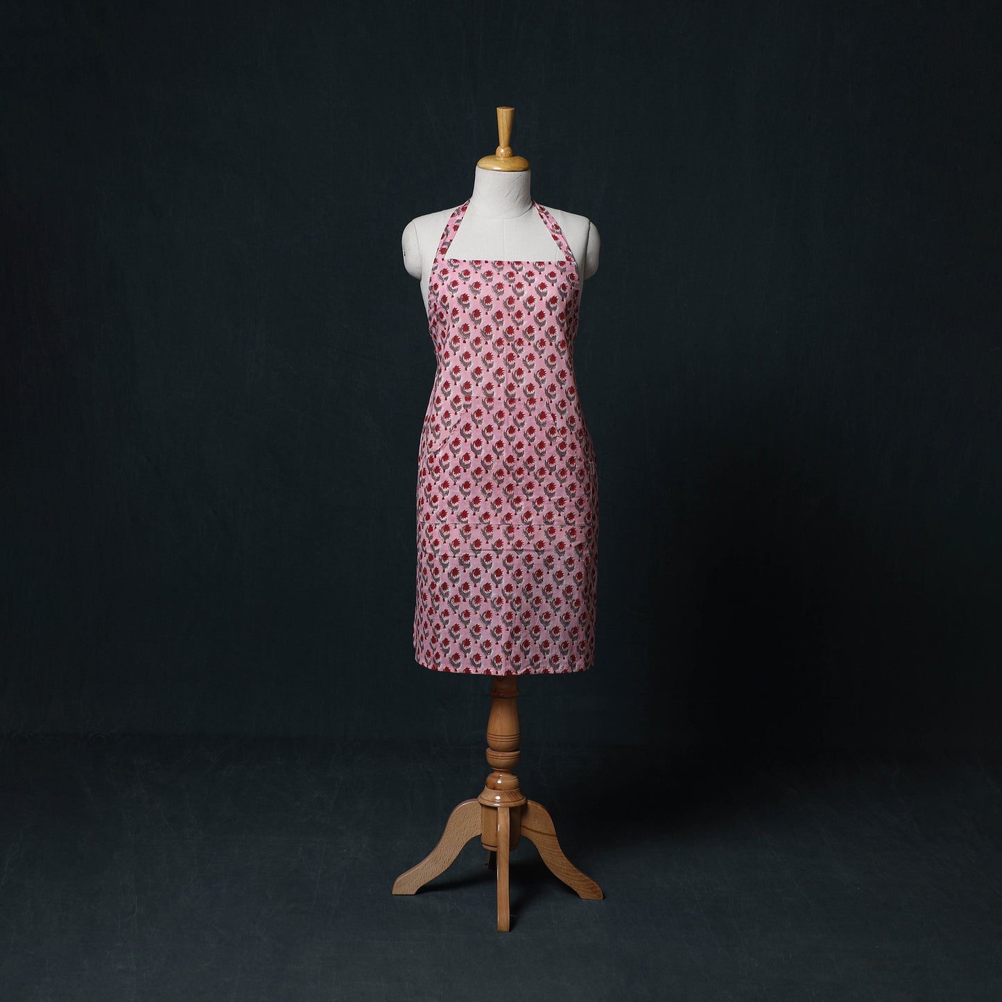 Sanganeri Hand Block Print Cotton Apron with Pocket 25