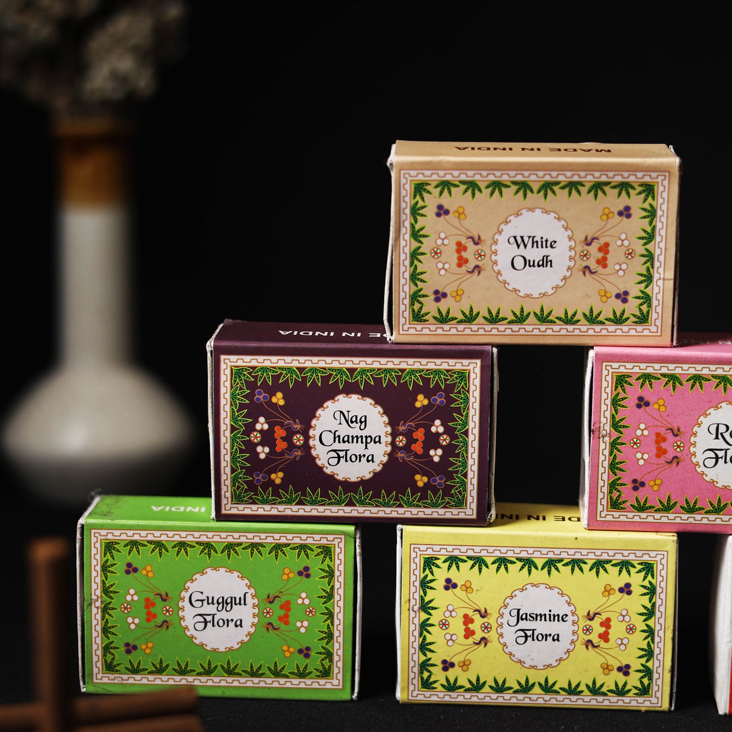 Natural Flora Dhoop Sticks (Set of 8) 01