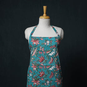 Sanganeri Hand Block Print Cotton Apron with Pocket 26