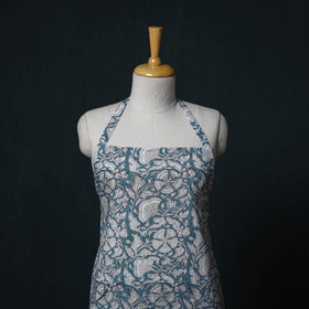 Sanganeri Hand Block Print Cotton Apron with Pocket 30