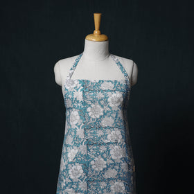 Sanganeri Hand Block Print Cotton Apron with Pocket 31