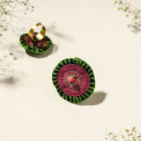 embroidered beadwork ring