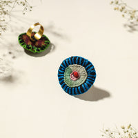 embroidered beadwork ring