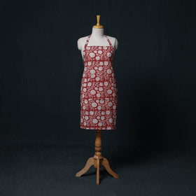 Sanganeri Hand Block Print Cotton Apron with Pocket 33