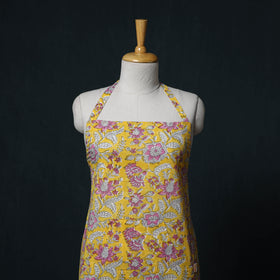 Sanganeri Hand Block Print Cotton Apron with Pocket 34
