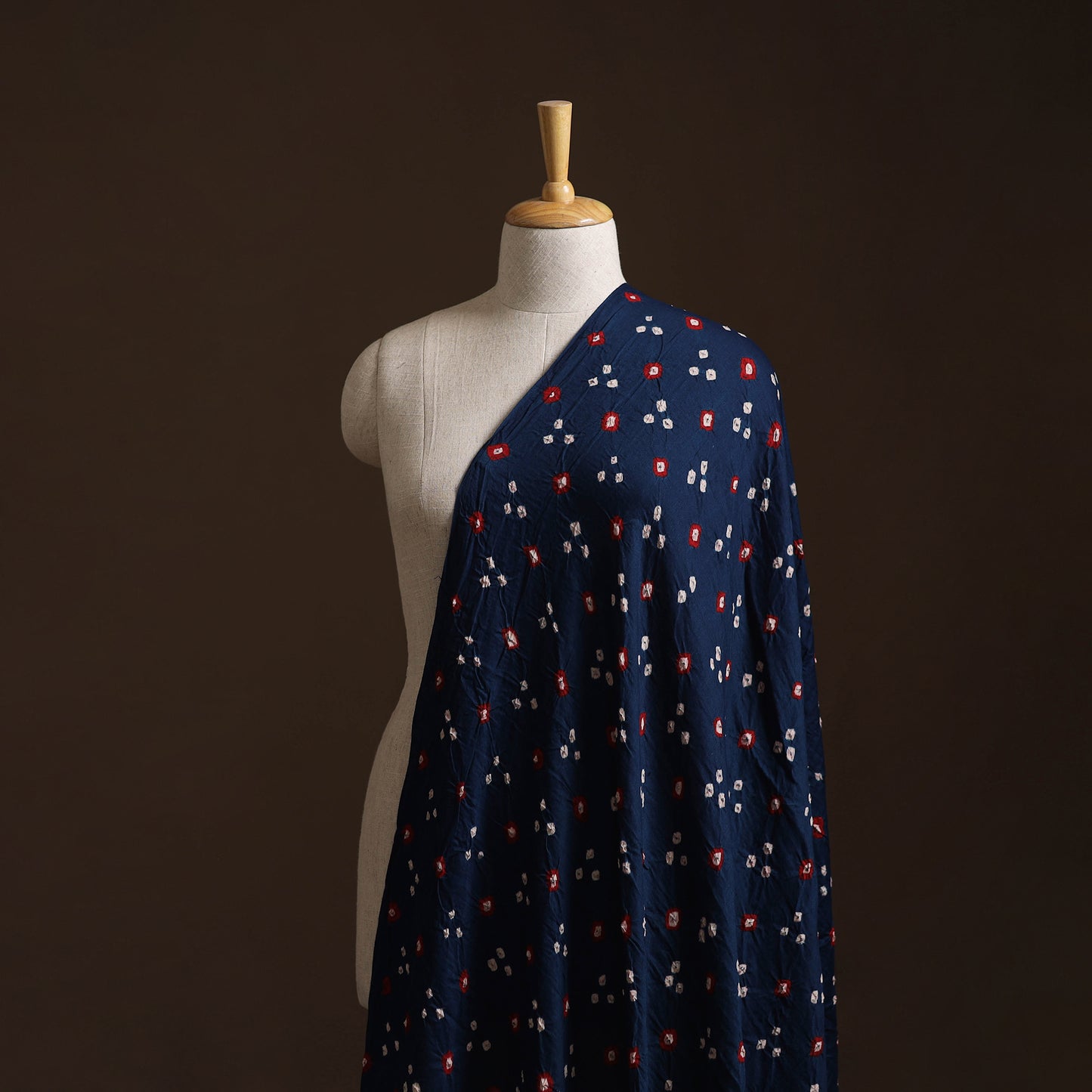 Kutch Tie-Dye Cotton Bandhani Fabric 07