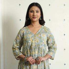 Sanganeri Block Printed kurta