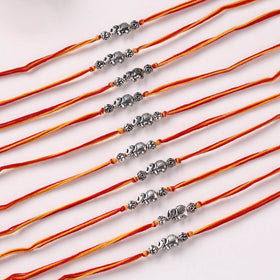Handmade GS Bead Work Rakhi (Set of 10) 03