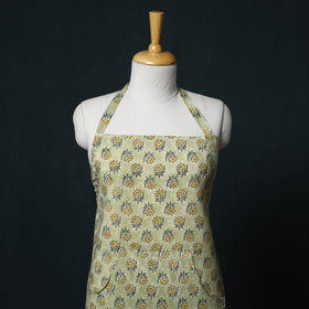 Sanganeri Hand Block Print Cotton Apron with Pocket 39
