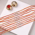 Handmade GS Bead Work Rakhi (Set of 10) 04