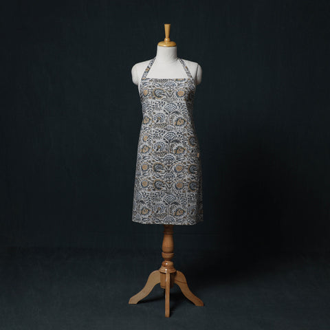 Sanganeri Hand Block Print Cotton Apron with Pocket 40