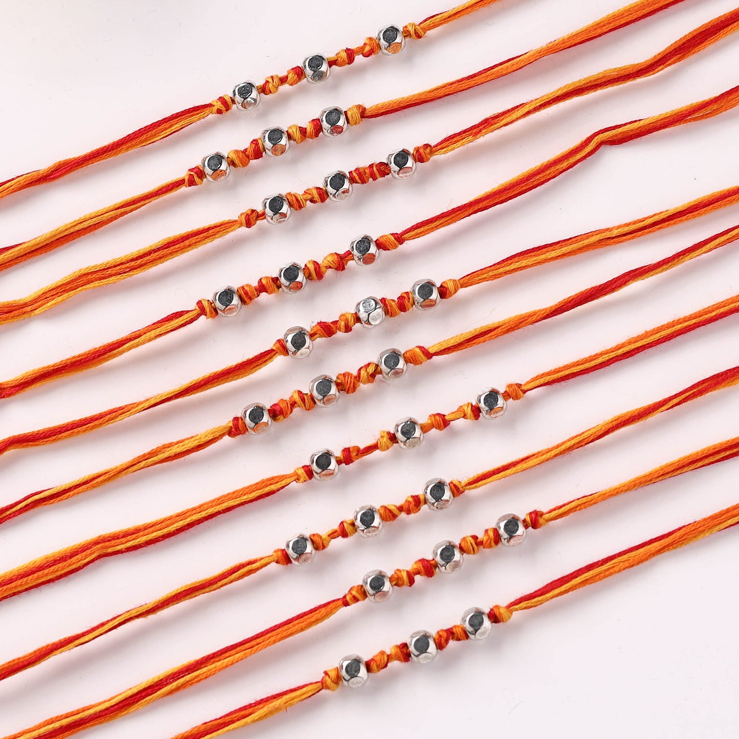 Handmade GS Bead Work Rakhi (Set of 10) 04