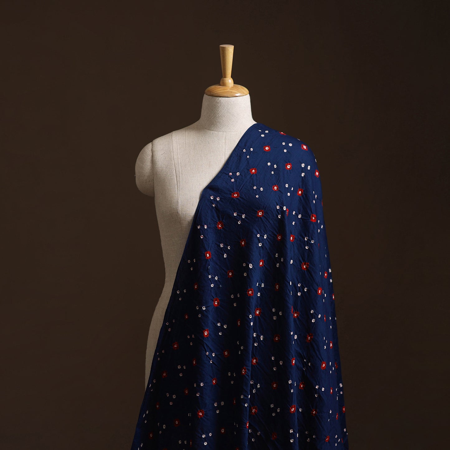Kutch Tie-Dye Cotton Bandhani Fabric 09
