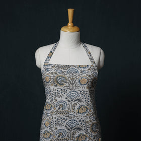 Sanganeri Hand Block Print Cotton Apron with Pocket 40