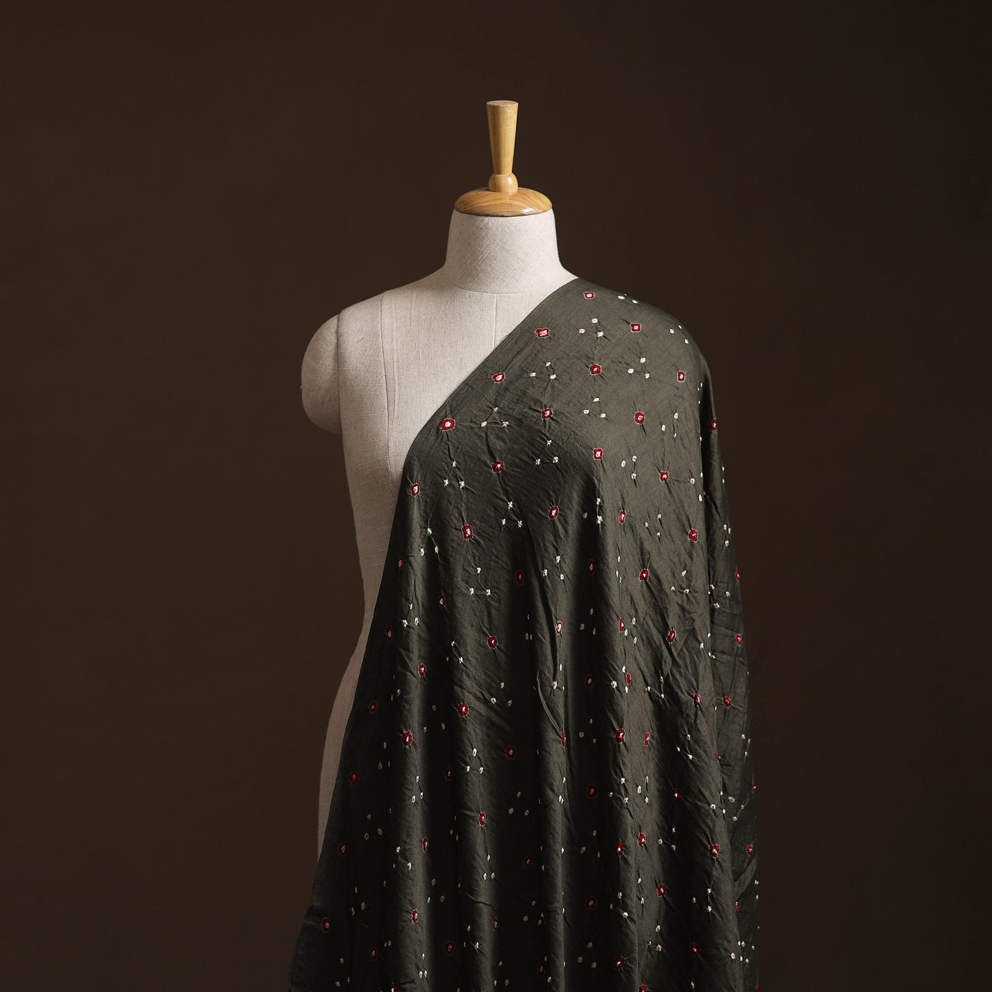 Kutch Tie-Dye Cotton Bandhani Fabric 11
