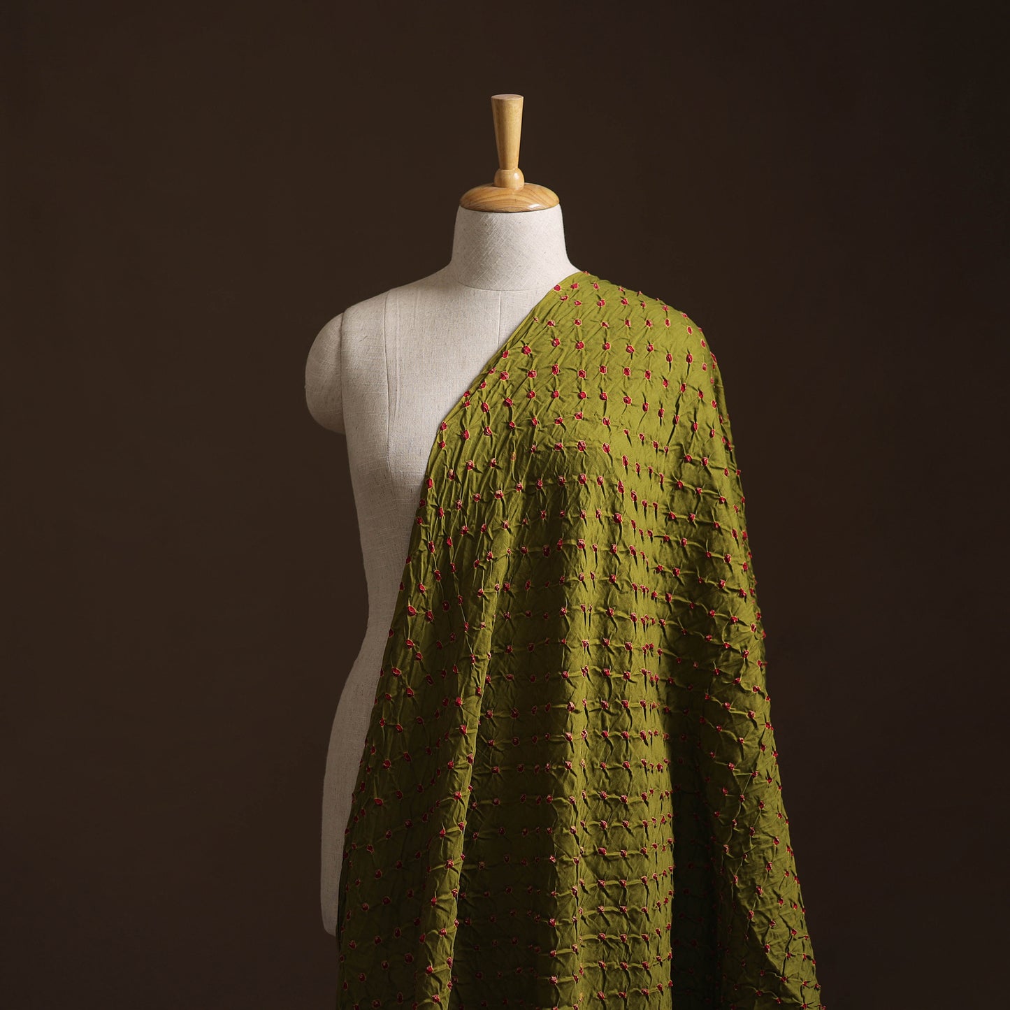 Kutch Tie-Dye Cotton Bandhani Fabric 14