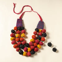 gamcha beadwork necklace set