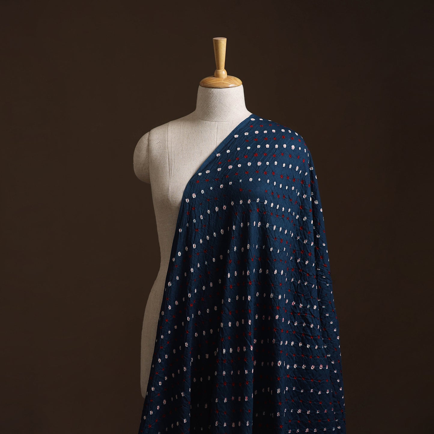 Kutch Tie-Dye Cotton Bandhani Fabric 16