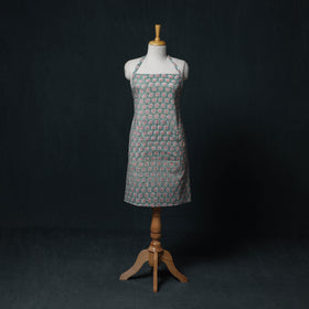 Sanganeri Hand Block Print Cotton Apron with Pocket 43