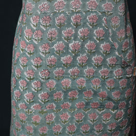 Sanganeri Hand Block Print Cotton Apron with Pocket 43