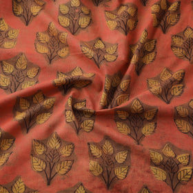 Pomegranate Peel Hand Block Print Cotton Fabric 01