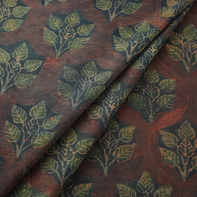 Pomegranate Peel Hand Block Print Cotton Fabric 02
