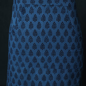 Bagh Hand Block Print Cotton Apron with Pocket 45