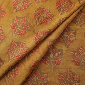Pomegranate Peel Hand Block Print Cotton Fabric 04