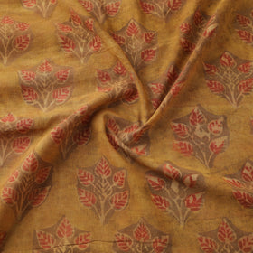 Pomegranate Peel Hand Block Print Cotton Fabric 04